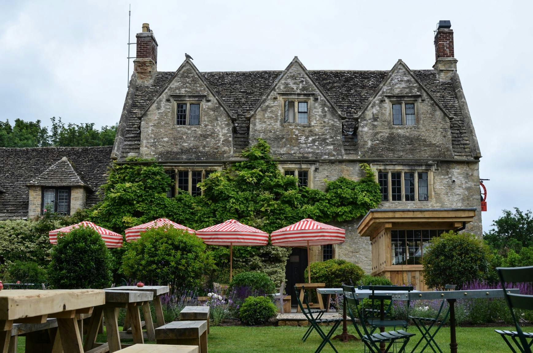 <p>The Double Red Duke is a 16th-century hotel and restaurant in the Cotswold village of Clanfield, Oxfordshire. It is part of the Country Creatures group, founded by Georgie and Sam Pearman. The hotel has 19 cosy and elegant rooms, a garden with terrace, and a spa. </p><p><br></p><p>The restaurant serves local produce and seasonal dishes, and has a chef’s counter where guests can watch the cooking. The Double Red Duke has received positive reviews from various media outlets, such as The Telegraph, The Times, and Country Life. </p><p><br></p><p>It is also a convenient base to explore nearby attractions, such as Kelmscott Manor, the River Thames, and Bampton.</p>